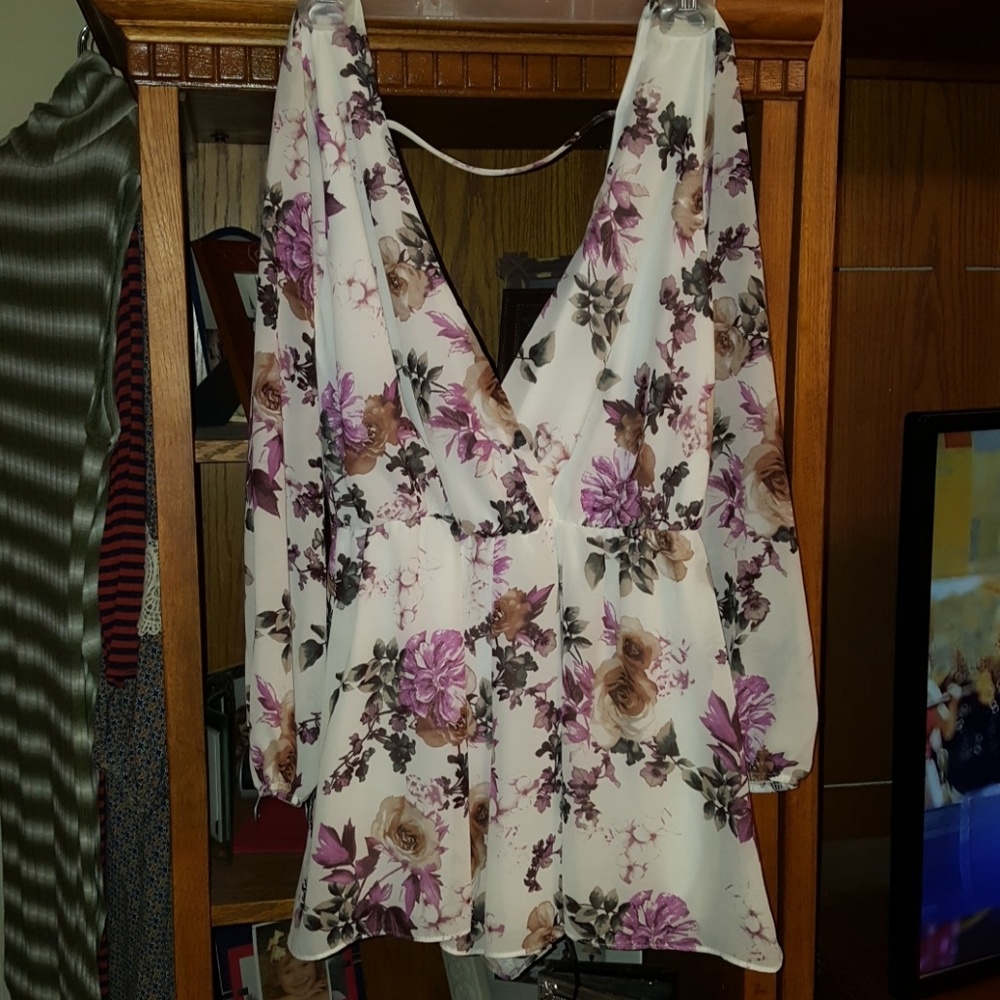 Ladies floral romper